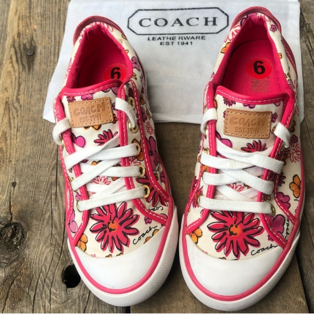 Coach Floral Sneakers - Picture 2 of 5